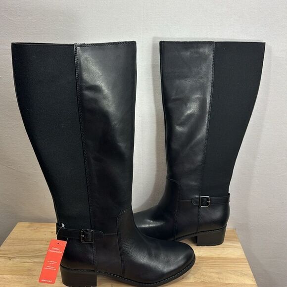 Easy Spirit Women's Chaza Tall Wide Calf Boots- Black- Size 8.5 M- NIB - Picture 5 of 8
